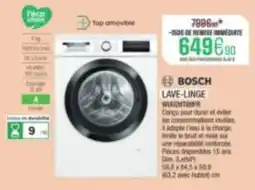 Extra BOSCH LAVE-LINGE offre