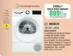 Extra BOSCH SÈCHE-LINGE offre