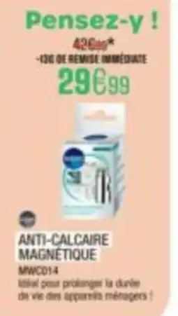 Extra NIVEA Anti-calcaire magnétique offre