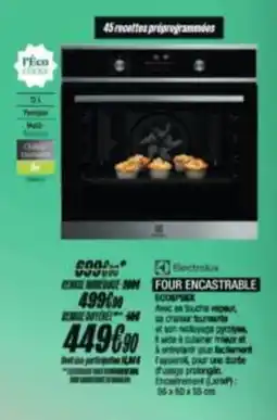 Blanc Brun Electrolux FOUR ENCASTRABLE offre