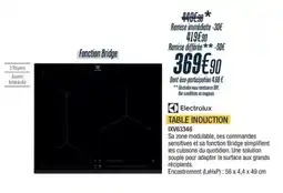 Proxi Confort Electrolux TABLE INDUCTION offre