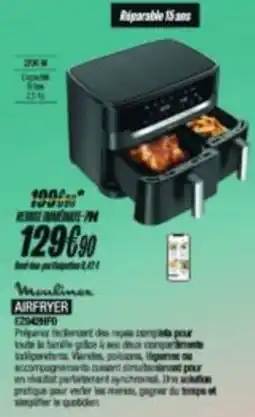 Blanc Brun Moulinex AIRFRYER offre