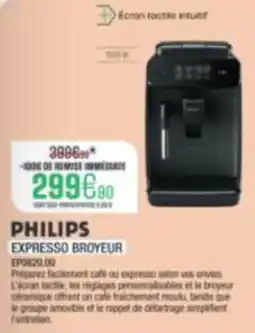 Extra PHILIPS EXPRESSO BROYEUR offre