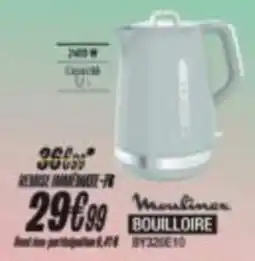 Blanc Brun Moulinex Bouilloire offre