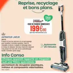 Extra Aspirateur laver offre