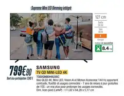 Proxi Confort SAMSUNG TV QD MINI-LED 4K offre