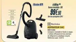 Proxi Confort Electrolux ASPIRATEUR SAC offre