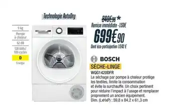 BOSCH SÈCHE-LINGE