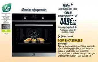 Electrolux FOUR ENCASTRABLE