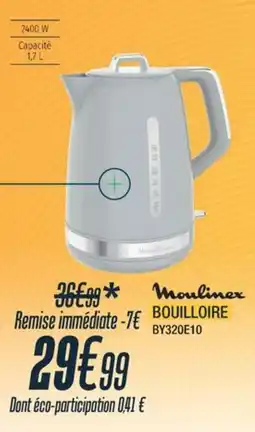 Proxi Confort Moulinex BOUILLOIRE offre