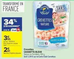 Carrefour Carrefour - crevettes offre