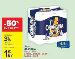 Carrefour Orangina - soda offre