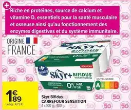 Carrefour Carrefour - skyr bifidus sensation offre
