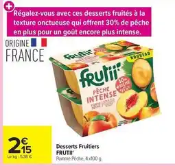 Carrefour Desserts fruitiers offre