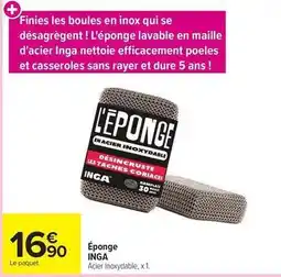 Carrefour Maille - éponge offre