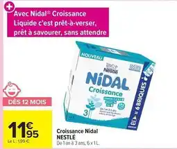 Carrefour Nestlé - croissance nidal offre