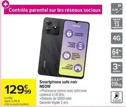 Carrefour Ram - smartphone safe noir offre