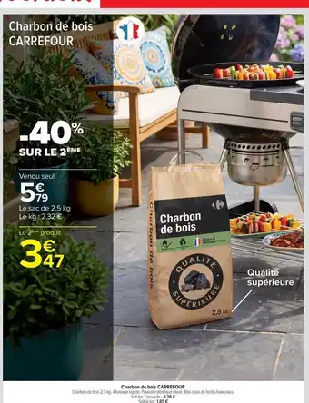 Carrefour Market Carrefour - charbon de bois offre