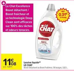 Carrefour La queue du chat - lessive liquide offre