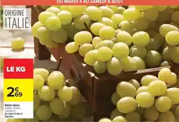 Carrefour Market Victoria - raisin blanc offre