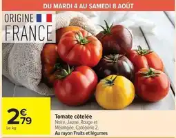 Carrefour Market Tomate côtelée offre