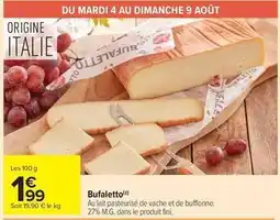 Carrefour Market Fini - bufaletto offre