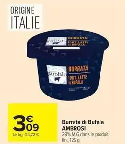 Carrefour Market Garofalo - burrata di bufala offre