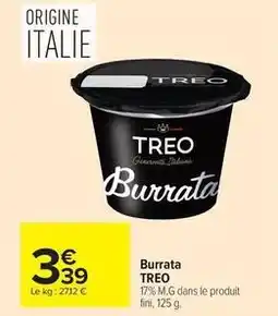 Carrefour Market Treo - burrata offre
