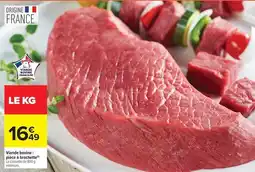 Carrefour Market Viande bovine: pièce à bracelet offre