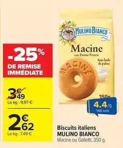 Carrefour Market Mulino bianco - biscuits italiens offre