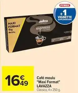 Carrefour Market Lavazza - café moulu maxi format offre