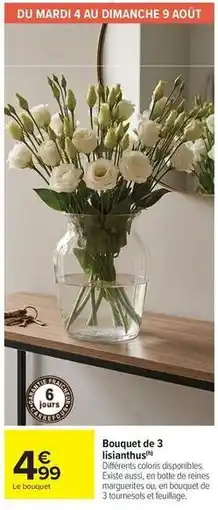 Carrefour Market Bouquet de 3 islantus offre