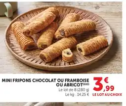 Hyper U Mini fripons chocolat ou framboise ou abricot offre