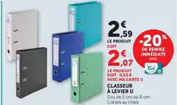 Hyper U CLASSEUR À LEVIER U offre