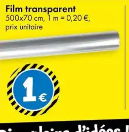TEDi Film transparent offre