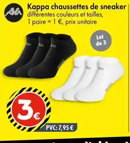 TEDi Kappa chaussettes de sneaker offre