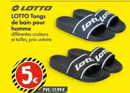 TEDi LOTTO Tongs de bain pour homme offre