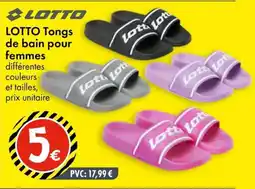 TEDi LOTTO Tongs de bain pour femmes offre