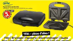 TEDi ELTA Appareil à sandwichs offre