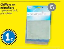 TEDi Chiffons en microfibre offre