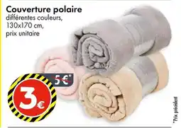 TEDi Couverture polaire offre