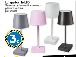 TEDi Lampe tactile LED offre