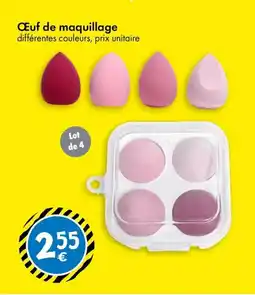 TEDi Œuf de maquillage offre