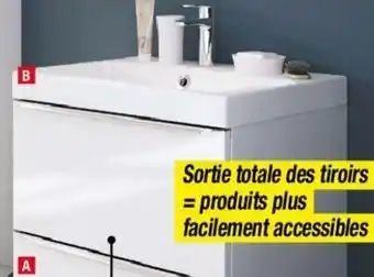 Brico Dépôt Plan Vasque "Nira" L. 60 cm offre