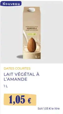 Noz MANDORLA Lait végétal à l'amande offre