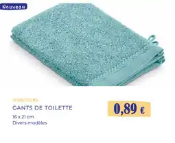 Noz GANTS DE TOILETTE offre