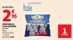 Auchan Direct CASA AZZURRA MOZZARELLA offre