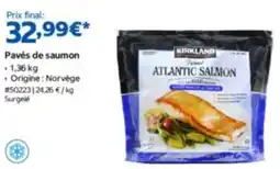 Costco Kirkland Pavés de saumon offre