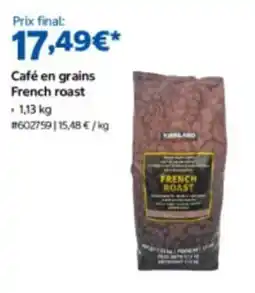 Costco KIRKLAND Café en grains offre