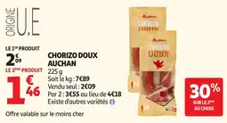 Auchan Direct Auchan Chorizo Doux offre